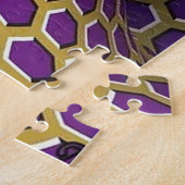 レッドチューブと球体の光学錯覚が難しい ジグソーパズル (側面)