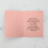 レッドチューリップハッピーバースデー姉妹 カード (内部)