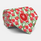 レッドチューリップフローラ ネクタイ (ロール)