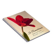 レッドチューリップ春葬儀記念ゲストブック ノートブック (右側)