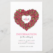 レッドチューリップ結婚ハートのゲスト情報 (正面)