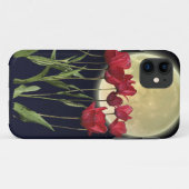 レッドチューリップ&ムーンアートiPhone 5ケース Case-Mate iPhoneケース (裏面(横))