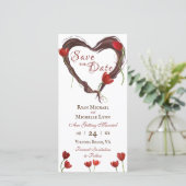 レッドチューリップ、ラブハートリースとレッドバック結婚ズ セーブザデート (スタンド正面)