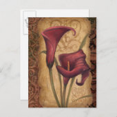 レッドチューリップI ポストカード (正面/裏面)