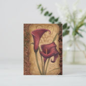 レッドチューリップI ポストカード (スタンド正面)