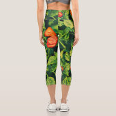 レッドチリハバネロペッパーズパターン カプリレギンス (裏面)