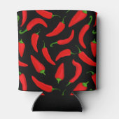 レッドチリピーパーズオンブラックファイリーホットカスタム 缶クーラー (裏面)