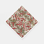 レッドチリペッパーヴィンテージ スタンダードランチョンナプキン (角)