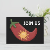 レッドチリペッパーBBQ - ウエスタンパーティー 招待状 (スタンド正面)