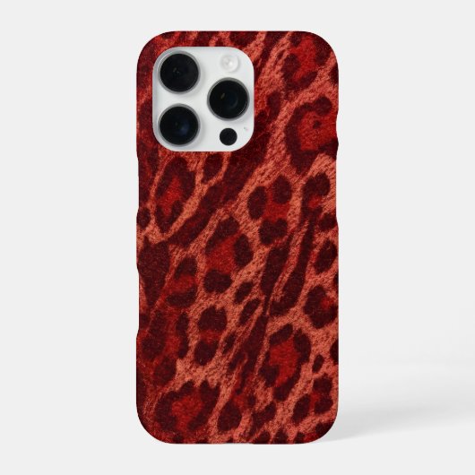 レッドチーターiPhone 16 Pro Maxケース iPhoneケース (裏面)