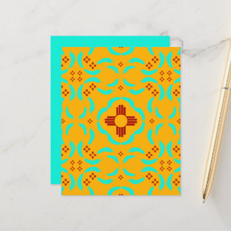 レッドツィアシンボルニューメキシコターコイズ羽