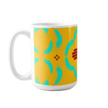 レッドツィアシンボルニューメキシコターコイズ羽