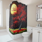 レッドツリーアート シャワーカーテン (インサイチュ)