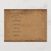 レッドツリーウェディング　セーブ・ザ・デート 案内ポストカード (裏面)