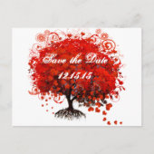 レッドツリーウェディング Tシャツ、ギフト、ステッカー＆ウェディングファボリット 案内ポストカード (正面)