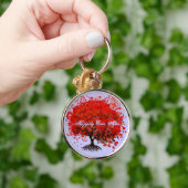 レッドツリー結婚のキーホルダー キーホルダー (手)