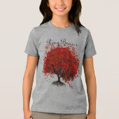 レッドツリー結婚のTシャツ、ギフト、ステッカー、お気に入り トライブレンドＴシャツ (正面)