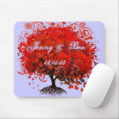 レッドツリー結婚のTシャツ、ギフト、ステッカー、お気に入り マウスパッド (マウス)