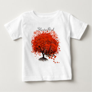 レッドツリー結婚のTシャツ ベビーTシャツ