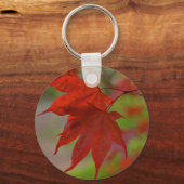 レッドツリー葉 キーホルダー (正面)