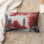 レッドツリー&ビッグベン ランバークッション (ブランケット)