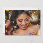 レッドツーフォトフローラキンセアニェラ 招待状 (裏面)