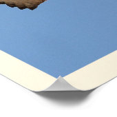 レッドテイルホークプリント ポスター (角)