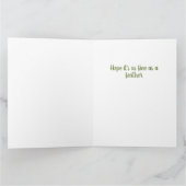 レッドテイルホーク誕生日カード カード (内部)