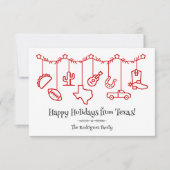 レッドテキサス州ホリデーぶら下がったズのアイコン (正面)