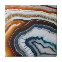 レッドテラコッタホワイトブラックブルー金ゴールドアゲード タイル