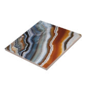 レッドテラコッタホワイトブラックブルー金ゴールドアゲード タイル (側面)