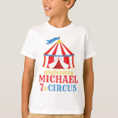 レッドテントサーカスカーニバル誕生日シャツ Tシャツ (正面)