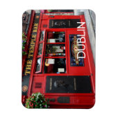 レッドテンプルバーパブinダブリン長方形マグネット マグネット (縦)