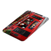 レッドテンプルバーパブinダブリン長方形マグネット マグネット (左側)