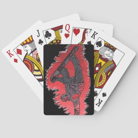 レッドテーマス遊ノーボーダー トランプ (裏面)