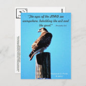 レッドテールホーク – はがき – 諺文15:3 (正面/裏面)