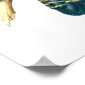 レッドテール、ブラック(バンシアン)コカトオ。 ポスター (角)