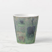 レッドディアコラージュラテマグ カフェラテマグ (正面)