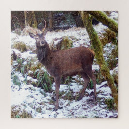 レッドディアスタグインザスノージグソーパズル ジグソーパズル