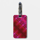 レッドディアンサスイカット6 ラゲッジタグ (裏面縦)