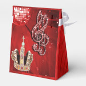 レッドディスコボールとスパークルクラウン特典ボックス フェイバーボックス (裏面サイド)