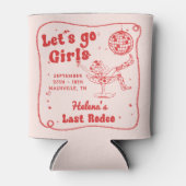 レッドディスコロデオ女性のカーボーイバチェロレッテウィークエンド 缶クーラー (正面)