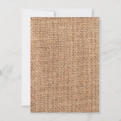 レッドデイジーバーラップブライダルシャワー招待状 招待状 (裏面)