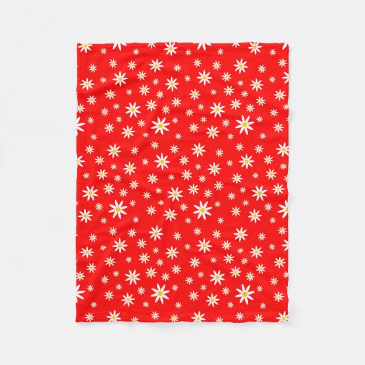 レッドデイジーフリースブランケット フリースブランケット (正面)