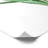 レッドデイリリーオリジナルアートプリント ポスター (角)