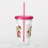 レッドデイリーブーケット アクリルタンブラー (右)