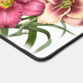 レッドデイリーモダン植物美術パーソナライズされた デスクマット (コーナー)