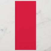 レッドデコシック結婚のメニュー メニュー (裏面)