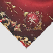 レッドデコレーションオーナメントホリデーティッシュペーパー 薄葉紙 (詳細)