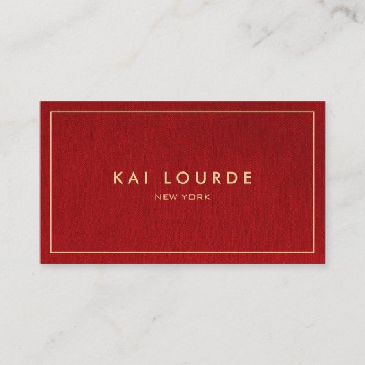 レッドデザイナー名刺 名刺 (正面)